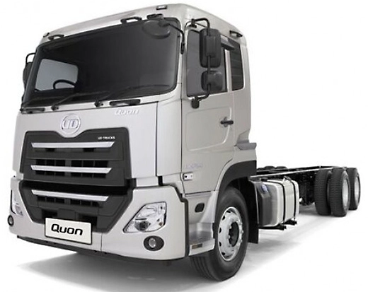 UD Trucks test QUON 8L